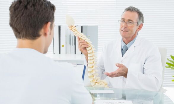 konsultācija ar ārstu krūšu kurvja osteohondrozes gadījumā